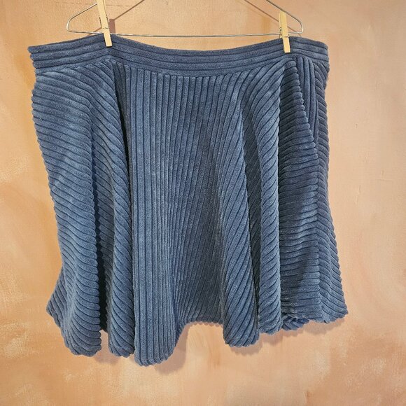 cider corduroy blue miniskirt - Picture 1 of 3